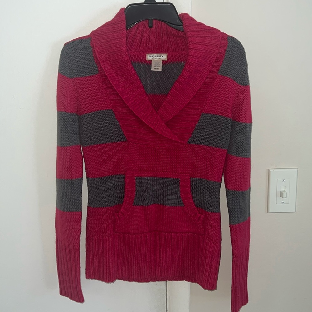 Arizona Pink and grey sweater